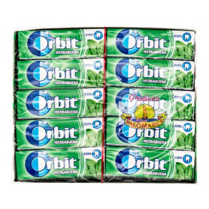 Chicles Orbit Grageas Hierbabuena 30 Unidades